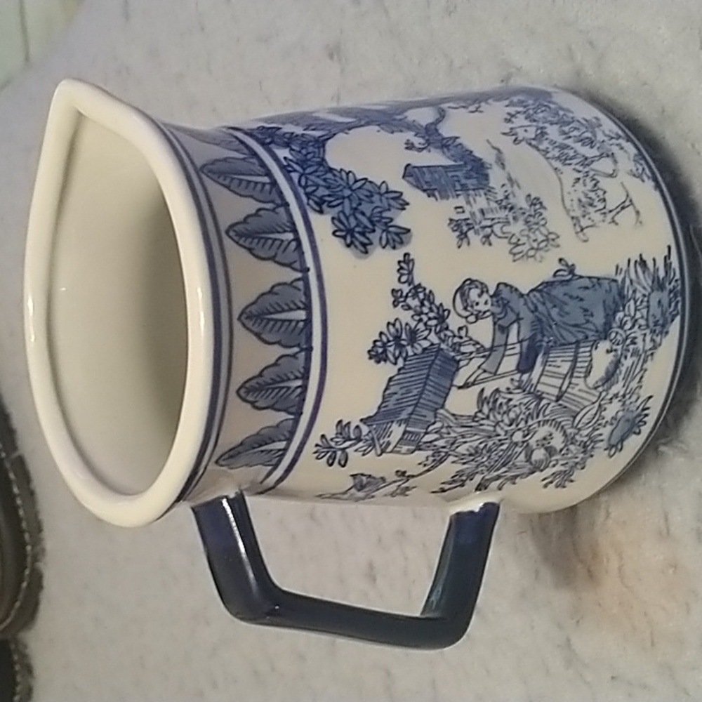 Blue milk Jug